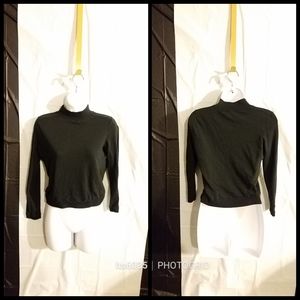 Black Mock Turtleneck by Color Story